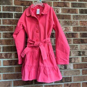 Gymboree  Girls trench coat Jacket Size Medium  ( 8-10 years old)